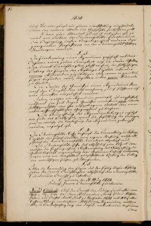 Dispensierung des Stipendiaten Peters vom Besuch der Landesuniversität (Abschrift).