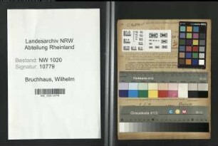 Entnazifizierung Wilhelm Bruchhaus , geb. 09.03.1890 (Arbeiter)
