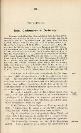 Hoofdstuk VI. Islam, Christendom en onderwijs