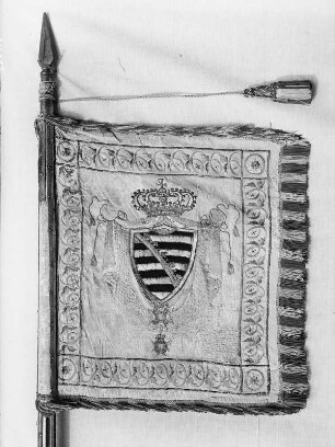 Standarte des Gardereiter Regiments : Standarte des Königlich Sächsischen Gardereiter Regiments 1822-1849