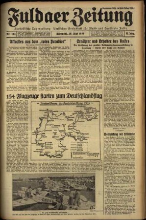 Erste Ausgabe vom Mittwoch, den 29. Mai 1935.