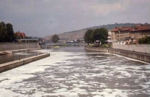 Esslingen, Unterwasser, flussabwärts