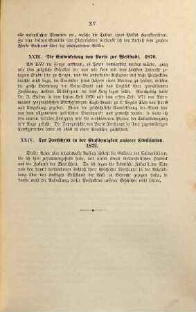 Neue Studien, 1. Studien zur Culturgeschichte