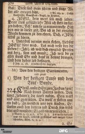 Von der heiligen Taufe.