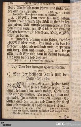 Von der heiligen Taufe.