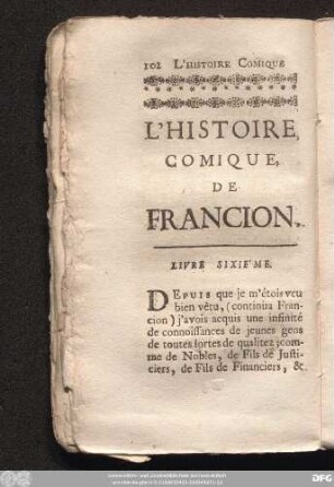 Livre Sixième.