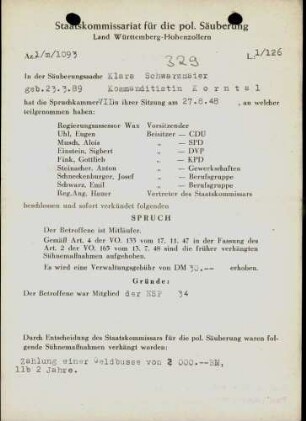 Schwarzmaier, Klara