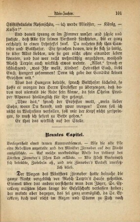 Neuntes Capitel. Verlegenheit eines treuen Kammerdieners …