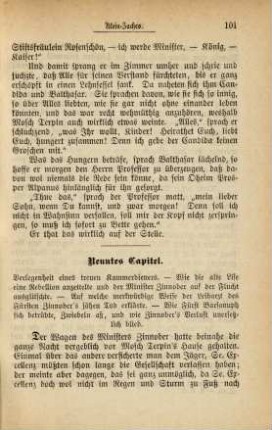 Neuntes Capitel. Verlegenheit eines treuen Kammerdieners …