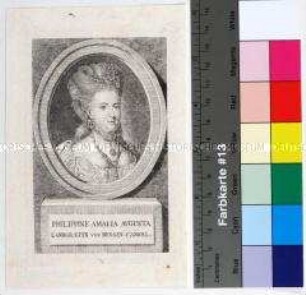 Porträt der Philippine Amalia Auguste Landgräfin von Hessen-Kassel