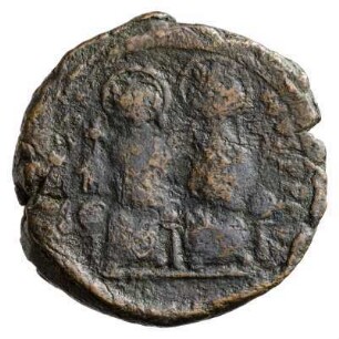 Münze, Follis, 571 / 572