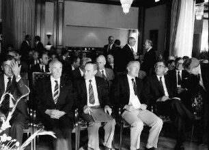 Freiburg: Colombi Hotel; Ehrengäste; Dt. Weinbaupräsident Muth, Klaus, Spitz, Nothhelfer