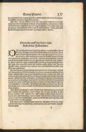 Vorrede auff die drey Episteln sanct Johannis.