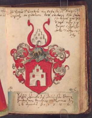 Gouache: Wappen