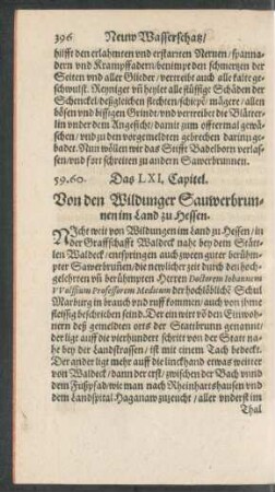 Das LXI. Capitel.
