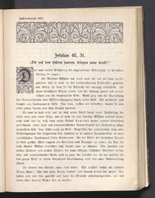 Jahresbericht 1913
