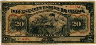 Geldschein, 20.000 Reis, 1912