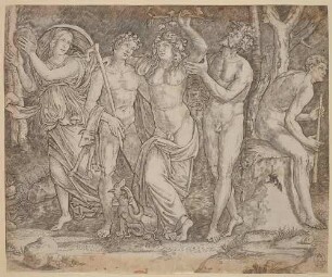 Der trunkene Bacchus mit Gefolge