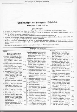 Fahrplan Eisenbahn