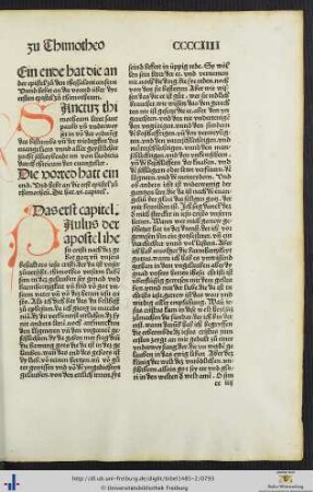 Die erst epistel zuo thimotheum