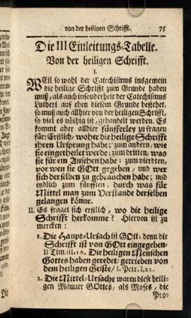 75-83, Die III. Einleitungs-Tabelle