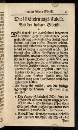 75-83, Die III. Einleitungs-Tabelle