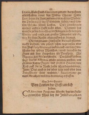 Das Ander Capittel/ Von Leuten die Gifft an sich haben.