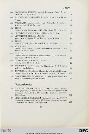 Speisezimmer (Nr. 294-343)