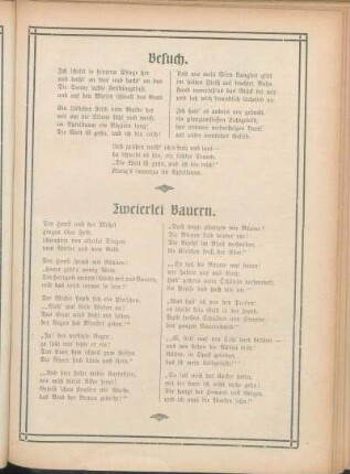 Zweierlei Bauern.