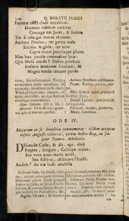 122-135, Ode IV. - Ode VI.