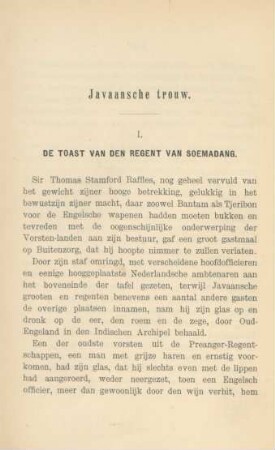 Javaansche trouw
