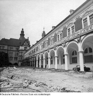 Georgentor (z.T. mit Stadtmodell), Neumarkt, Stallhof, Fürstenzug