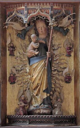 Marienaltar — Mittelteil: Mondsichelmadonna