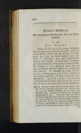 [Besondere Naturlehre.] Dritter Abschnitt.