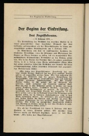 8-10, Der Beginn der Einkreisung