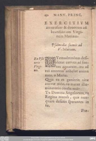 Psalmodia suavis ad V. Mariam.