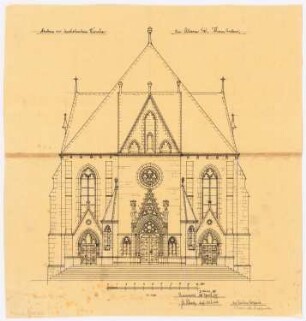 Sankt Matthäus, Altena: Vorderansicht 1:100