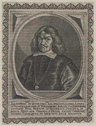 Bildnis des Maximilianus in Trautmansdorff