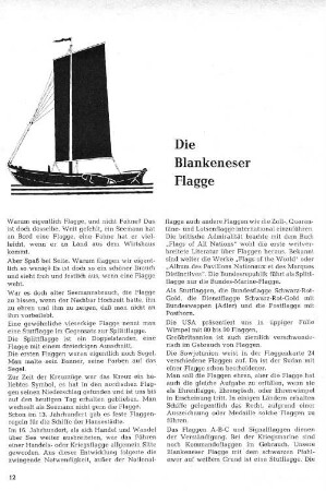 Die Blankeneser Flagge