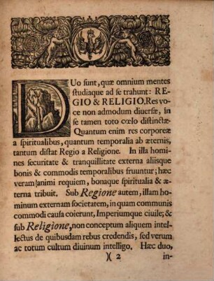 Programma quo lectiones publ. ad S. de Puffendorff Tractatum de habitu religionis christ. ad vitam civilem indicit Jo. Sa. Strykius : [de regione et religione praefatus]