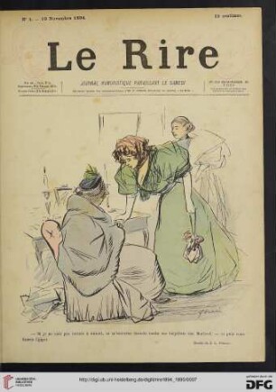 No. 1 (10 Novembre 1894)