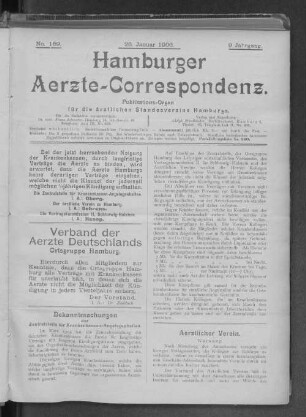 Aerztlicher Verein.