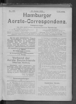 Aerztlicher Verein.