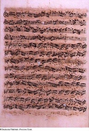 Stimmensatz: Kyrie eleison I (T. 102-126.), Christe eleison (T. 1-37), Violine I