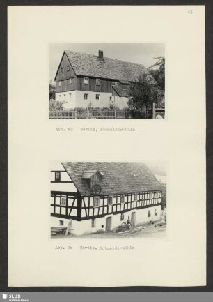 Abb. 89-90 Soritz, Schneidermühle