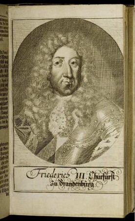 Illustration "Friederich III. Churfürst zu Brandenburg"