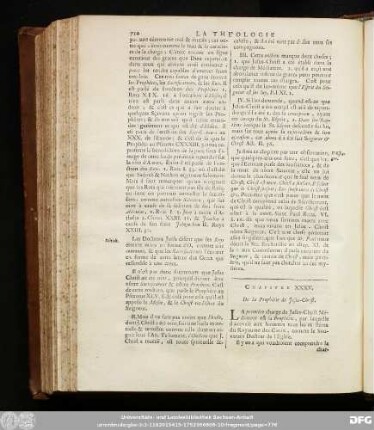 Chapitre XXXV. De la Prophétie de Jésus-Christ.