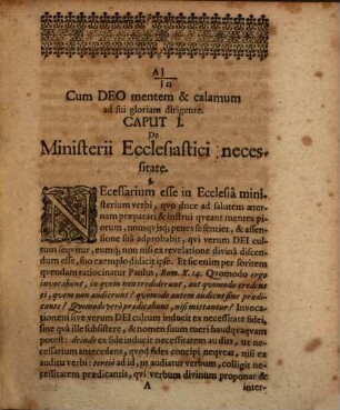 Casparis Ziegleri Superintendens Ad Normam Constitutionum Ecclesiasticarum In Electoratu Saxoniae Descriptus