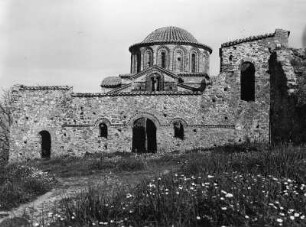 Mistras. Kloster Brontochion. Agii Theodori (vor 1296). Westseite
