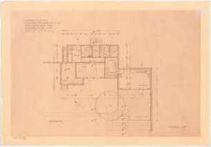 Gymnastikschule am See Monatskonkurrenz Dezember 1932: Grundriss Erdgeschoss 1:100